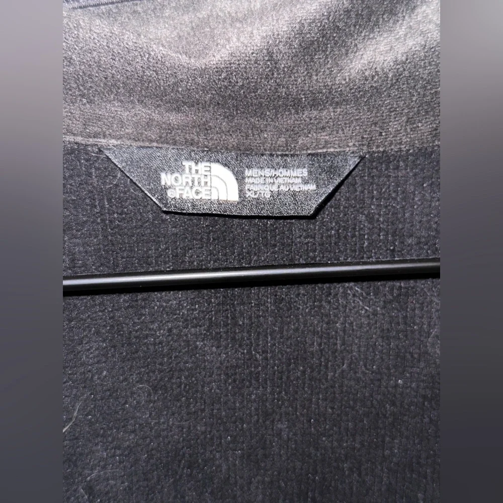 The North Face Windwall Zip Up Collared Jacket Black Polyester Men’s Size XL